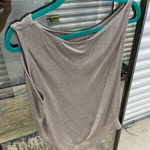 REISS Silver Grey Top - size M - NWT